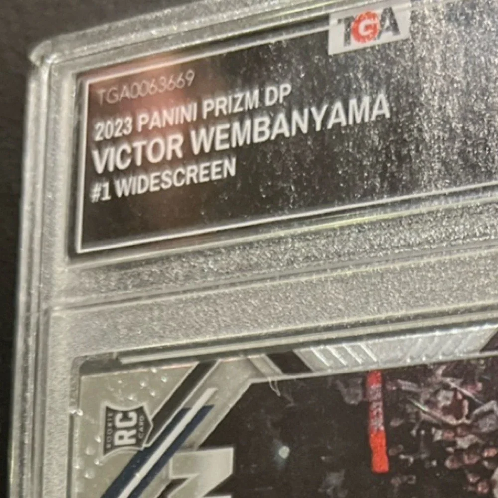 Panini Prizm Draft Picks Victor‎ Wembanyama RC #1 Silver TGA 8 NM-MT Widescreen - Picture 2 of 5